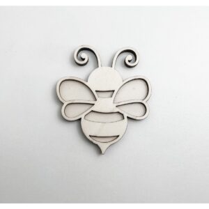 bij Leuk met Letters Houten Vultray Bij – Sensorisch Speelgoed | FSC Hout | Het Speellab