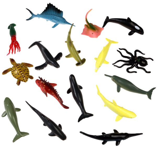 Rex London Oceaandieren Set – 16 Speelfiguren in Doos