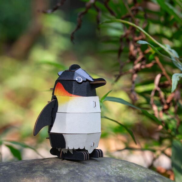 pinguin6 Mieredu – 3D Puzzel Build & Sound – Keizers pinguïn bouwpakket