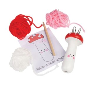 Rex London – Paddenstoelen Breipakket | Retro Punnikspel voor Kinderen