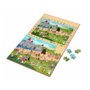 Scratch Europe 2 in 1 Magnetische Puzzel – Discovery Game Ridders | Speurtocht in het Ridderrijk