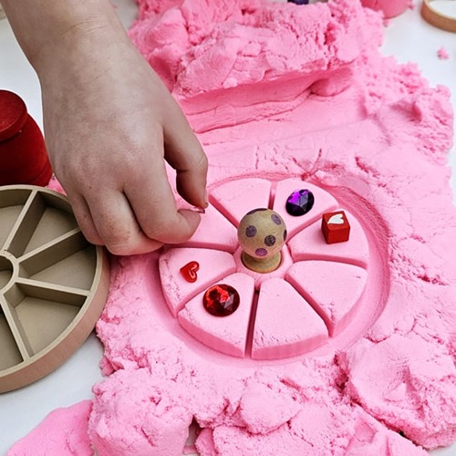 magis=csandroze2 (1) SensoryFun Roze Magic Sand, kinetisch zand