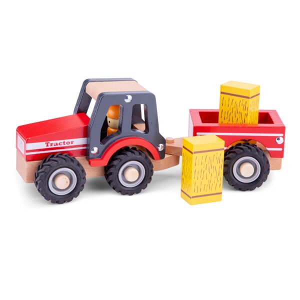 boerderij-speelgoed-tractor-hout-04 Educatief boerderij speelgoed van New Classic Toys