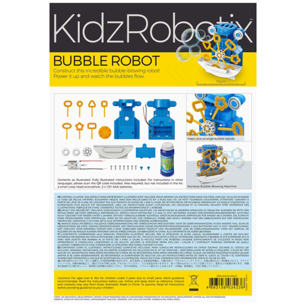 handleiding-bellenblaas-robot-bouwset-stem-speelgoed-bij-hetspeellab..jpg beschrijving van 4M KidzLabs Bellenblaas Robot – DIY bubbelmachine voor kinderen