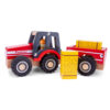 houten-tractor-met-hooibalen-new-classic-toys-02 Tractor met afneembare aanhanger – houten boerderij speelgoed