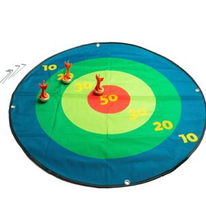 kindvriendelijk-dartspel-buiten-houten-darts-bs-toys.jpg Kleurrijk buitenspel met grote darts – BS Toys XXL versie