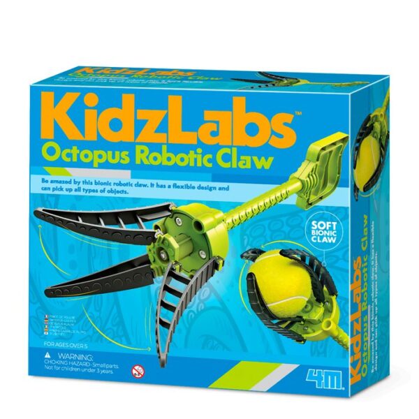 octopus-robotarm-hydraulische-bouwset-kinderen.jpg Hydraulische robotarm van 4M KidzLabs – bouw je eigen grijparm voor kinderen