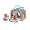 Small Foot kattenverzorgingsset met transporttas en accessoires