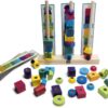 BS Toys Stapeltorens Hout – Educatief Stapelspel met Voorbeeldkaarten (4+)