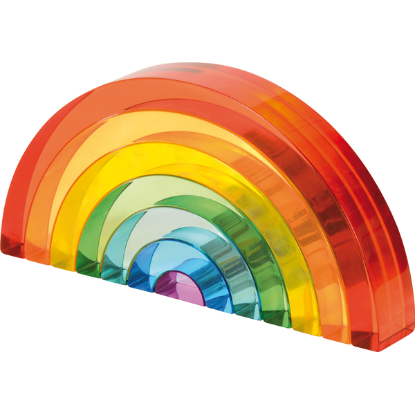 Acrylic-regenboog-stenen-lichttafel-het-speellab Doorschijnende regenboog voor lichttafel en kleurenspel