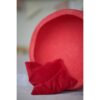 Pittenzak rood regenboog sensory bean bag van Pit and Play bij Het Speellab