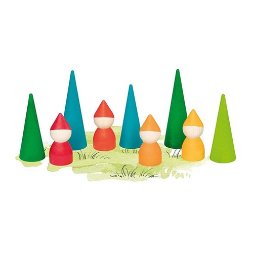 goki-houten-dwergen-speelgoed-fantasiespel Houten dwergen speelgoed van Goki voor creatief en fantasierijk spel