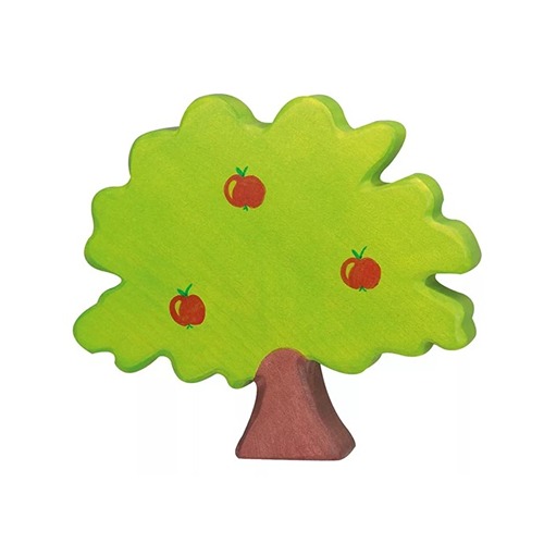 holztiger--houten-appelboom-duurzaam-educatief-speelgoed Van duurzaam hout handgemaakte appelboom waldorf geinspiteerd van Holztiger bij Het Speellab