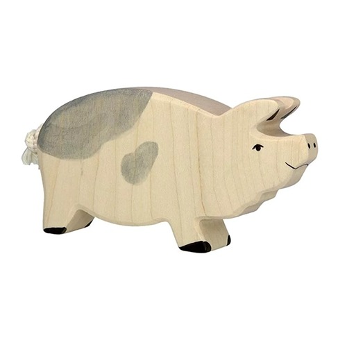 holztiger--houten-varken-grijs-vlek-duurzaam-educatief-speelgoed Van duurzaam hout handgemaakte varken grijs waldorf geinspiteerd van Holztiger bij Het Speellab