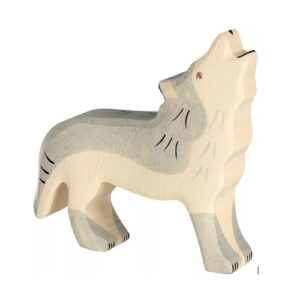 holztiger-huilende-wolf-houten-duurzaam-educatief-speelgoed Van duurzaam hout handgemaakte huilende wolf waldorf geinspiteerd van Holztiger bij Het Speellab