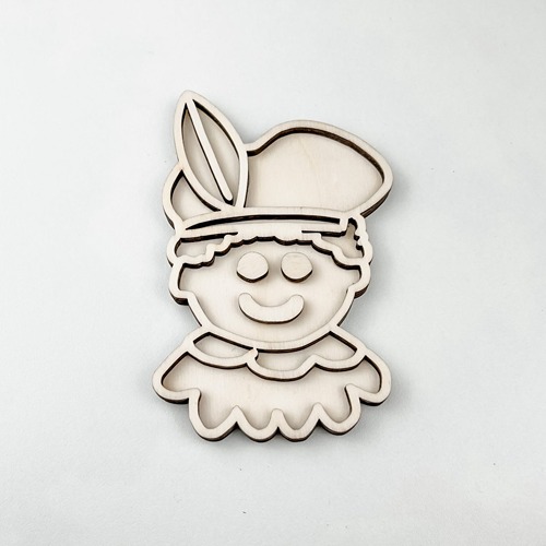 houten vultray piet Leuk met Letters voor sensorisch spel