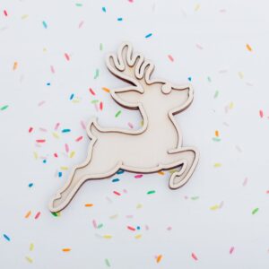 1. houten vultray rendier Leuk met Letters voor sensorisch spel