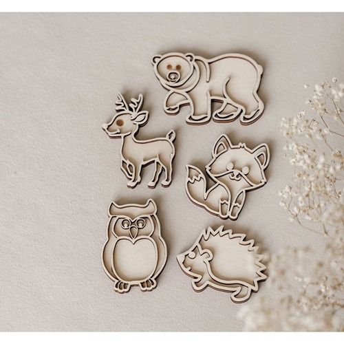 leuk-met-letters-kleine-vultrays-bosdieren-set Kleine vultrays bosdieren van Leuk met Letters in FSC hout