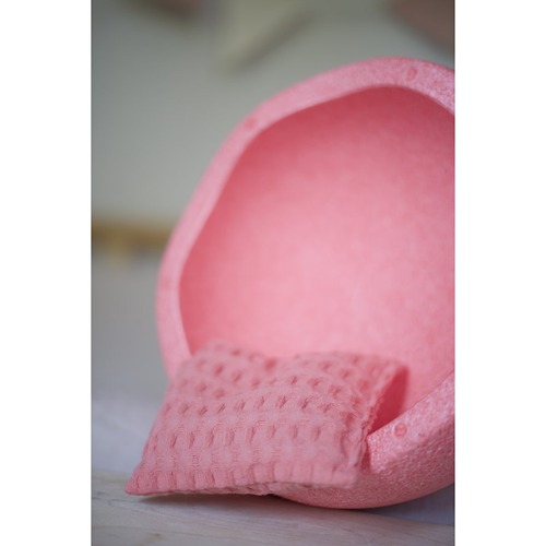 Pittenzak roze pastel regenboog sensory bean bag van Pit and Play bij Het Speellab