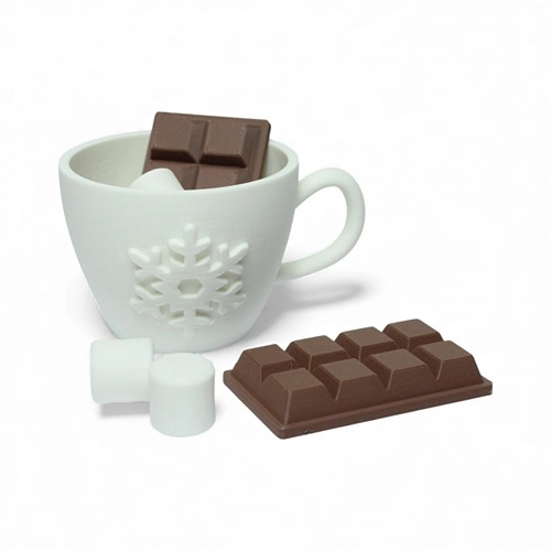 PLA kopje met sneeuwvlok voor fantasierijk rollenspel