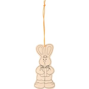 eduplay-houten-paashanger-creatief-paashaas Drie paashaasjes van hout om zelf te beschilderen, met een toutje voor het ophangen