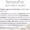 bericht sensoryfun veiligheid SensoryFun Geel Magic Sand, kinetisch zand