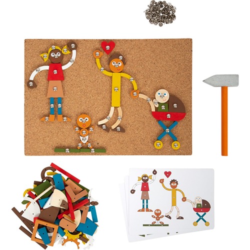 educatief-houten-hamertje-tik-speelgoed-kinderen Educatief houten hamertje tik speelgoed voor kinderen met huis en familie thema