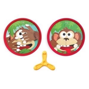 Magnetisch werpspel voor 2 spelers van Scratch met Funny Monkey design