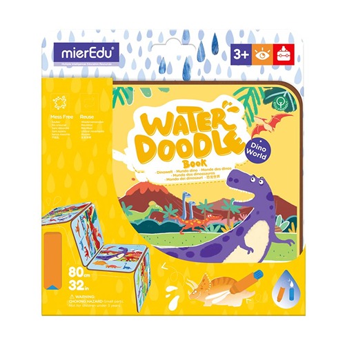 MierEdu water doodle boek dinowereld educatief speelgoed bij het speellab