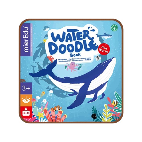 Herbruikbaar water doodle boek MierEdu onderwaterwereld zonder knoeien