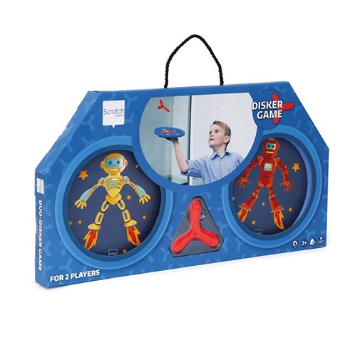 Scratch Hand-Disker Duo Robot magnetisch werpspel