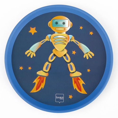 Actief speelgoed kinderen Scratch Hand gele Robot